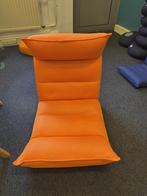 Beliani Balka iconische stoel / zit/ligkussen – neon oranje, Ophalen, Overige kleuren, Zo goed als nieuw, Metaal