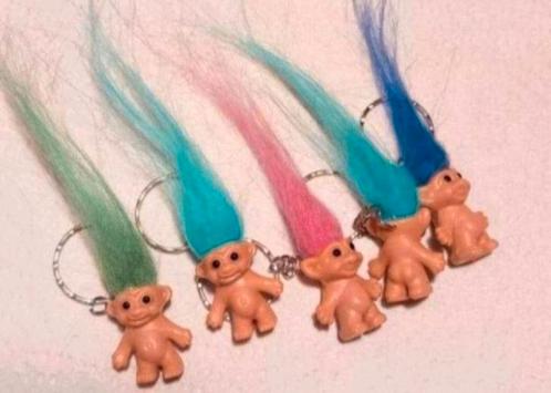 Trol poppetjes tashanger of sleutelhanger., Verzamelen, Sleutelhangers, Nieuw, Ophalen of Verzenden