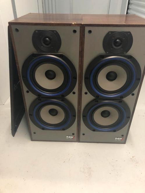 B&W DM220 Luidsprekers - Vintage, Audio, Tv en Foto, Luidsprekers, Gebruikt, Front, Rear of Stereo speakers, 60 tot 120 watt, Bowers & Wilkins (B&W)