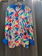 Vintage Escada Zijden Blouse - Kleurrijke Print, Kleding | Dames, Blouses en Tunieken, Overige kleuren, Maat 42/44 (L), Escada