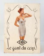 Oud reclamebord display reclame onderkleding A, Verzenden, Gebruikt, Reclamebord