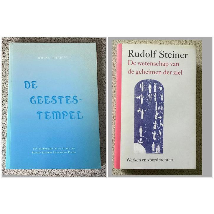 Geheimen der ziel /  De Geestes tempel - Steiner / Theissen, Boeken, Esoterie en Spiritualiteit, Zo goed als nieuw, Achtergrond en Informatie