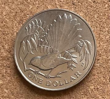 Munt - Nieuw-Zeeland 1 dollar 1980 - Fantail Bird beschikbaar voor biedingen