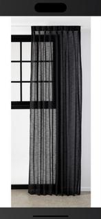 Zwarte Inbetween Vitrage - Nieuw!, Huis en Inrichting, Stoffering | Gordijnen en Lamellen, Ophalen of Verzenden, Zo goed als nieuw
