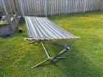 Hangmat met standaard, Tuin en Terras, Hangmatten, Ophalen, Gebruikt, Met standaard