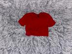 Red Crop Top, H&M, Maat 42/44 (L), Ophalen of Verzenden, Zo goed als nieuw