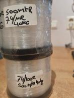 2  rollen nylon  verkeerd besteld 500 mtr p,rol 74/100e 40kg, Ophalen of Verzenden, Nieuw, Vislijn