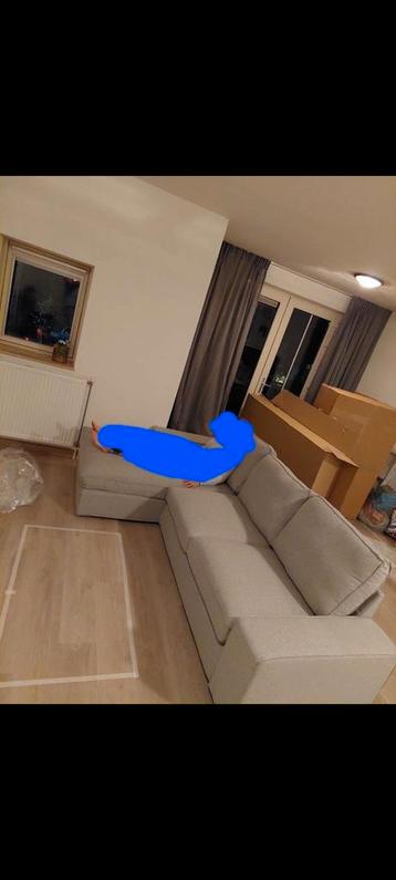 Gratis Grijze Hoekbank Kivik (Ikea) - Mancave/Logeerkamer - afbeelding 1