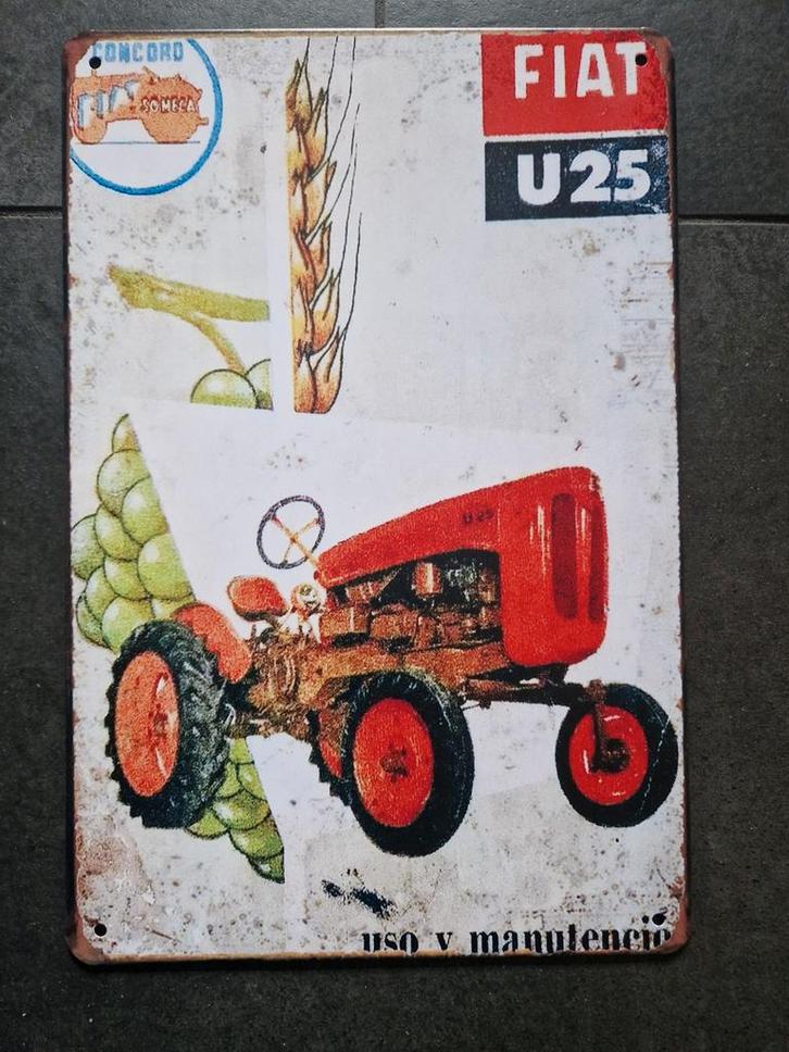 Fiat U25 reclamebord, Verzamelen, Merken en Reclamevoorwerpen, Nieuw, Reclamebord, Ophalen of Verzenden