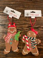 2 gemberkoek kerstdecoraties (nieuw), Diversen, Kerst, Ophalen of Verzenden, Nieuw