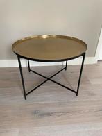 Leuke salon of bijzettafel, Huis en Inrichting, Tafels | Bijzettafels, Ophalen, Minder dan 55 cm, Metaal of Aluminium, Rond