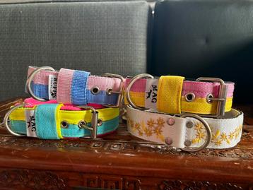 4 nieuwe honden halsbanden Buff & MAG, 4x55cm, sbt ast apbt beschikbaar voor biedingen