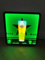 Heineken Lichtbak Dekkers 40x40 cm, Verzenden, Gebruikt, Lichtbak of (neon) lamp
