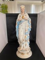 Biscuit porselein beeld Maria heilige devotie Christus, Ophalen of Verzenden