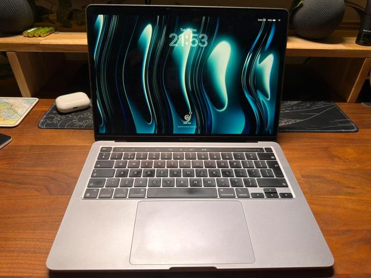 MacBook Pro M1 13” - 16Gb - 512Gb - Space Gray, Computers en Software, Apple Macbooks, Gebruikt, MacBook Pro, 13 inch, Onbekend