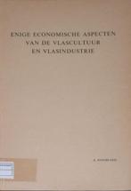 Enige Economische aspecten van de Vlascultuur en Vlasindustr, Antiek en Kunst, Antiek | Boeken en Bijbels, Ophalen of Verzenden