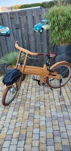 Mooie frans eiken fiets in nieuw staat 25 km uitvoering, Fietsen en Brommers, Elektrische fietsen, Zo goed als nieuw, 47 tot 51 cm