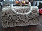 3 x vintage slangenleren damestas, Ophalen of Verzenden, Zo goed als nieuw, Overige kleuren, Handtas
