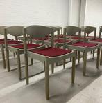 16 ‘Strax’ stapelstoelen door Hartmut Lohmeyer voor Casala, Ophalen, Stof, Gebruikt, .