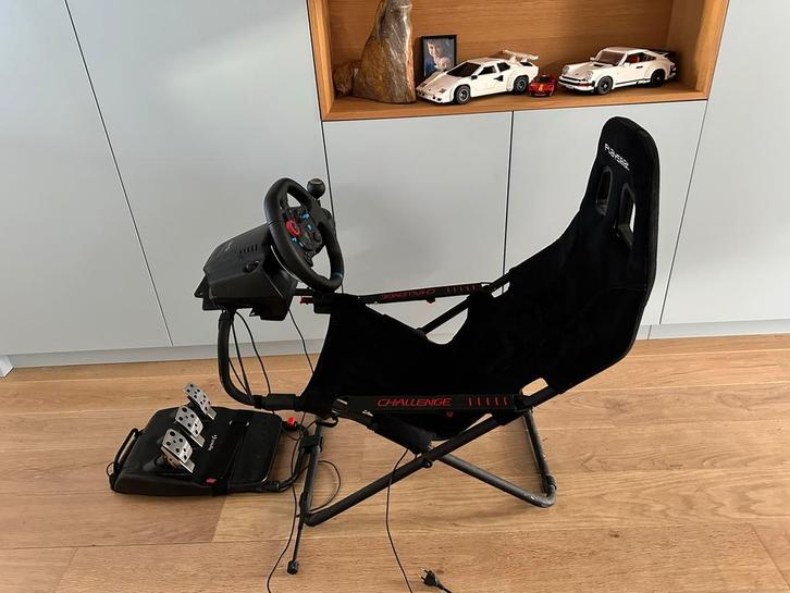 Playseat Challenge + Logitech G29 SE, Spelcomputers en Games, Spelcomputers | Sony PlayStation Consoles | Accessoires, Zo goed als nieuw