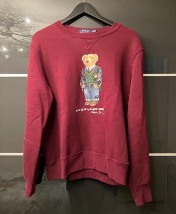 Trui Polo Ralph Lauren met Polo Bear; M, Rood beschikbaar voor biedingen