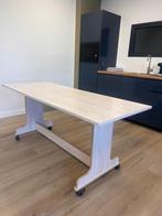 Tafel/bureau verrijdbaar, Huis en Inrichting, Tafels | Eettafels, Ophalen, Gebruikt, 50 tot 100 cm, 150 tot 200 cm
