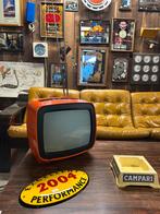 Vintage jaren 70 oranje Indesit televisie, tv, Audio, Tv en Foto, Vintage Televisies, ?, Ophalen, Overige merken, ?