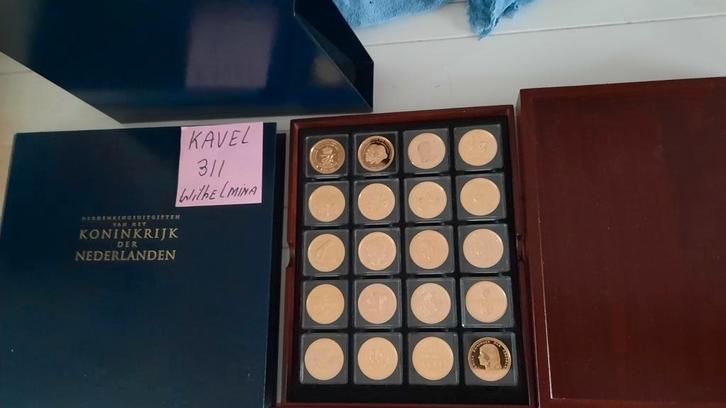 Edel Collectie Koningin Wilhelmina - Kavel 311, Postzegels en Munten, Munten | Nederland, Setje, Overige waardes, Koningin Wilhelmina