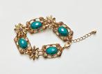 Armband turqoise | L18,5/23 x B2 cm, Overige materialen, Nieuw, Ophalen of Verzenden, Met bedels of kralen