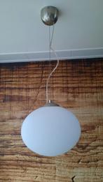 Hanglamp wit glazenbol design 28cm, Ophalen of Verzenden, Zo goed als nieuw