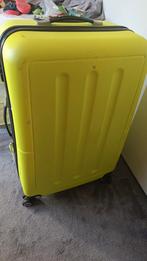 Grote groene koffer/ trolley, Gebruikt, Hard kunststof, 70 cm of meer, Wieltjes