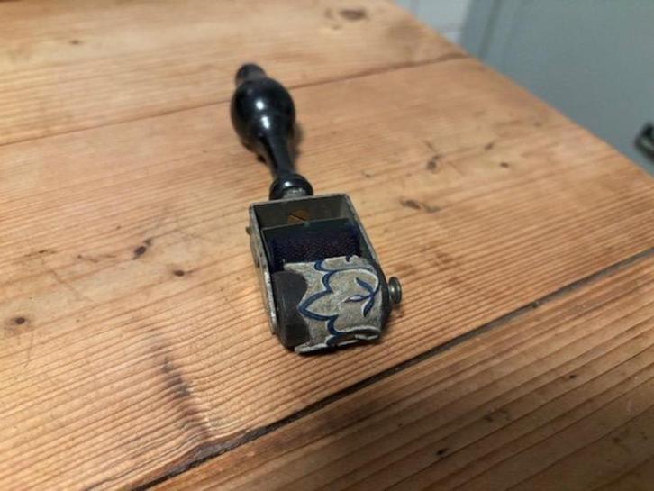 Antieke rolstempel rol draaiende stempel antiek, Antiek en Kunst, Antiek | Kantoor en Zakelijk, Ophalen of Verzenden