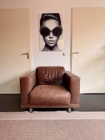 Molinari leren fauteuil, comfortabel en stijlvol, Huis en Inrichting, Ophalen, Zo goed als nieuw