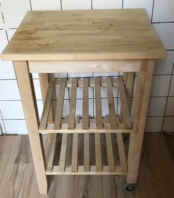 Houten keuken trolley  beschikbaar voor biedingen