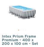 Intex Zwembad Compleet 4x2x1m - Frame Zwembad, Ophalen, Gebruikt, 200 tot 300 cm, 80 tot 120 cm