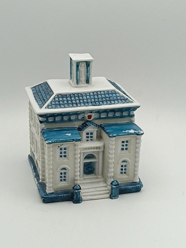 Vintage Grachtenpand Gunterstein Breukelen Spaarpot 14cmh, Verzamelen, KLM Huisjes, Zo goed als nieuw, Paleis of Waag, Ophalen of Verzenden