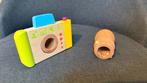 Houten Speelgoed Camera met Caleidoscoop Lens, Ophalen of Verzenden, Gebruikt, Overige typen