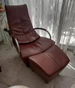 Design Fauteuil met Hocker merk De Toekomst Sitting Vision, Ophalen, Minder dan 75 cm, Dutch Vintage Design, Zo goed als nieuw