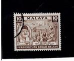 Malaya, Postzegels en Munten, Postzegels | Azië, Ophalen of Verzenden, Zuid-Azië, Gestempeld
