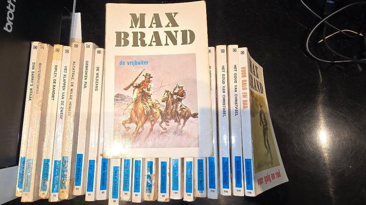 MAX BRAND, Boeken, Avontuur en Actie, Gelezen, Ophalen of Verzenden