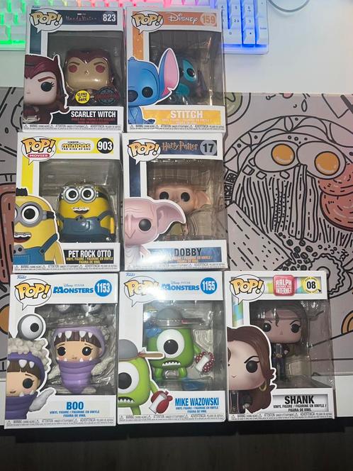 7 funko-pop, Verzamelen, Poppetjes en Figuurtjes, Zo goed als nieuw, Ophalen