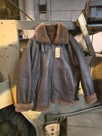 Vintage lammy coat - shearling - piloten jas M (2), Kleding | Heren, Jassen | Winter, Ophalen of Verzenden, Gedragen, Bruin