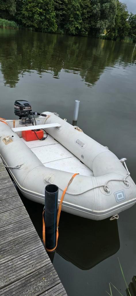 QUICKSILVER rubberboot 330 met mercury 4.5 pk of mercury 8pk, Watersport en Boten, Bootonderdelen, Gebruikt, Ophalen