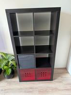 Ikea kast 8 vakken met 3 bakken, Huis en Inrichting, Kasten | Boekenkasten, 25 tot 50 cm, Ophalen of Verzenden, Zo goed als nieuw