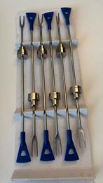 Schulte Ufer Fonduevorken 6 stuks, Huis en Inrichting, Ophalen of Verzenden, Zo goed als nieuw, Rvs of Chroom, Vaatwasserbestendig