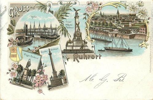 (701-252-011) Ruhrort Litho, Verzamelen, Ansichtkaarten | Buitenland, Duitsland, Verzenden