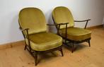 1970s Set (2 Stuks) ERCOL WINDSOR stoelen (nwe Kussens!), Ophalen