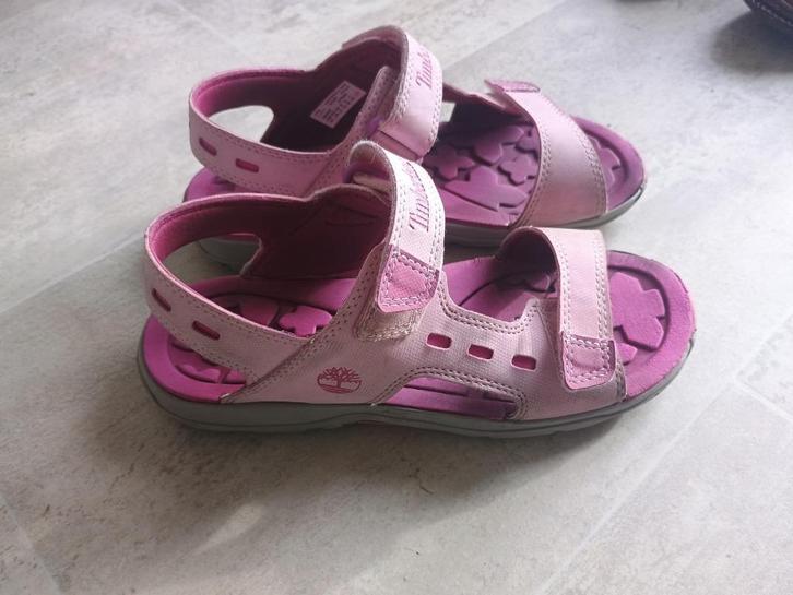 Meisjes sandalen  maat 34 Timberland, Kinderen en Baby's, Kinderkleding | Schoenen en Sokken, Zo goed als nieuw, Overige typen