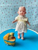 Vintage klein popje Fifties pop Japan 1950, H15, Verzamelen, Poppen, Ophalen of Verzenden, Pop