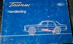 FORD TAUNUS tc 1 HANDLEIDING, Ophalen of Verzenden